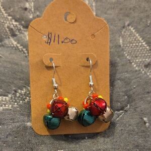 Colorful Jingle Bell Earrings